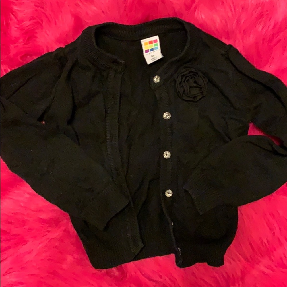 Black button up cardigan